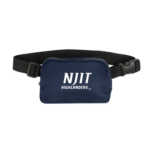  Anywhere Navy Belt Bag - NJIT Highlanders Stacked