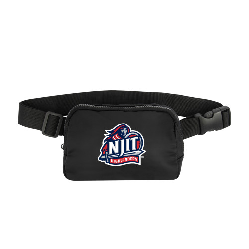  Anywhere Black Belt Bag - NJIT Highlanders Mascot Mark