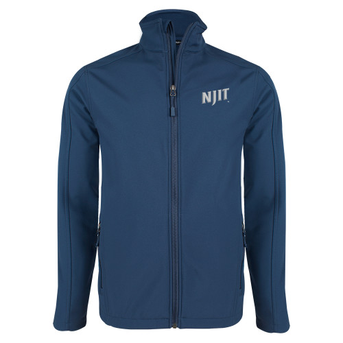  Navy Softshell Jacket - NJIT Wordmark
