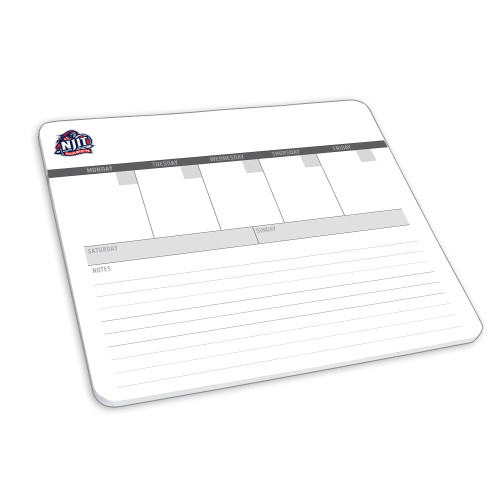  Mousepad/Week At A Glance Note Pad - NJIT Highlanders Mascot Mark