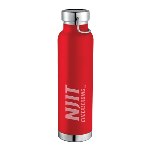  Thor Copper Vacuum Insulated Red Bottle 22oz - Highlanders Cheerleading Engraved