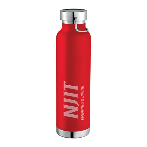  Thor Copper Vacuum Insulated Red Bottle 22oz - Highlanders Swim and Dive Engraved