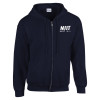 Thumbnail image for  Navy Fleece Full Zip Hoodie