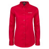 Thumbnail image for  Womens Red Twill Button Down Long Sleeve 