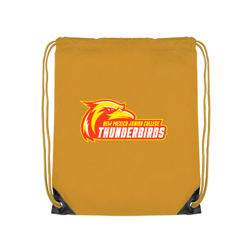  Gold Drawstring Backpack - Primary Logo