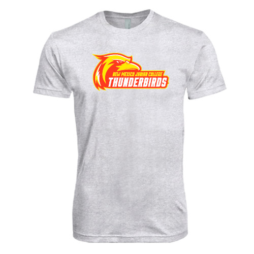  Next Level Heather White Triblend Tee - Primary Logo