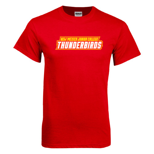  Red T Shirt - Thunderbirds Word Mark