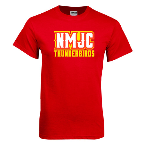  Red T Shirt - NMJC Thunderbirds Lettermark