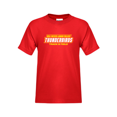  Youth Red T Shirt - Track & Field