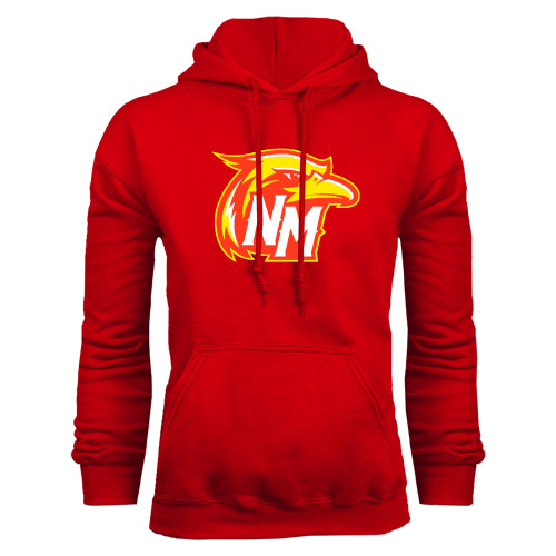  Red Fleece Hoodie - NM Head Logo
