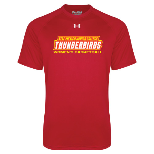  Under Armour Red Tech Tee - Womens Basketball