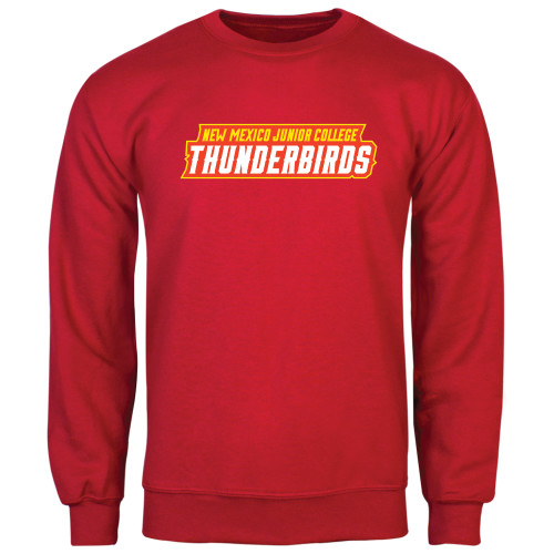  Red Fleece Crew - Thunderbirds Word Mark