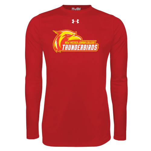  Under Armour Red Long Sleeve Tech Tee - Primary Logo