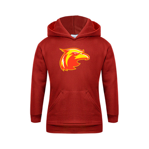  Youth Red Fleece Hoodie - Thunderbird Head