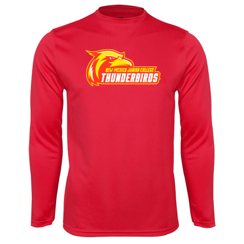  Red Performance Long Sleeve Shirt - Primary Logo
