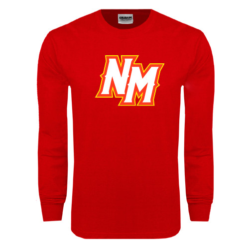  Red Long Sleeve T Shirt - NM Lettermark
