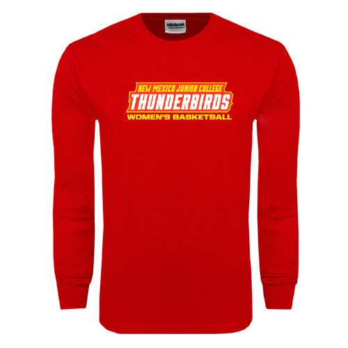  Red Long Sleeve T Shirt - Womens Basketball