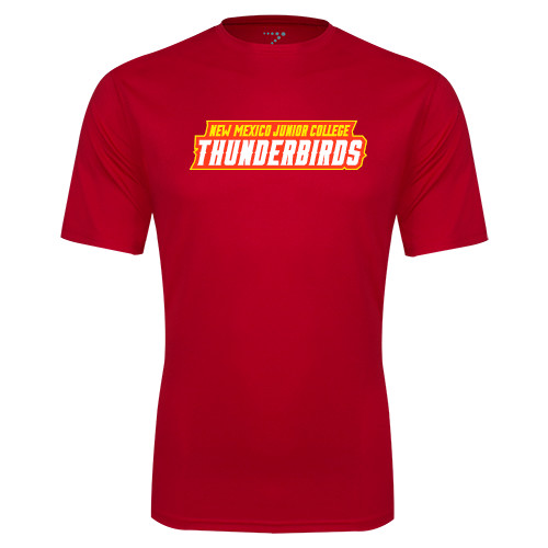  Red Performance Tee - Thunderbirds Word Mark
