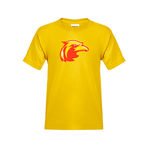  Youth Gold T-Shirt - Thunderbird Head