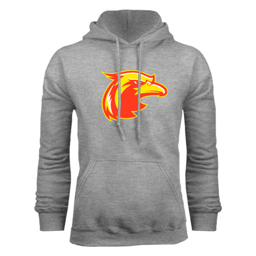  Grey Fleece Hoodie - Thunderbird Head