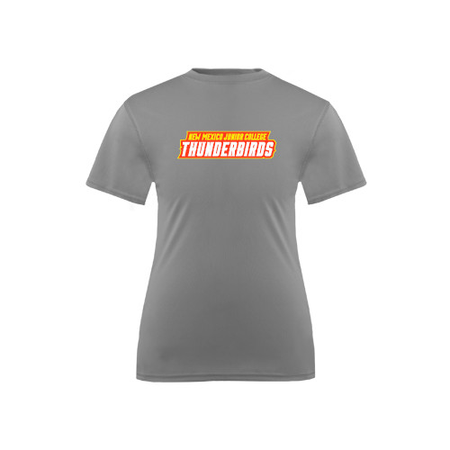  Youth Performance Grey Concrete Tee - Thunderbirds Word Mark