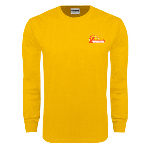  Gold Long Sleeve T Shirt - Primary Logo