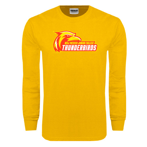  Gold Long Sleeve T Shirt - Primary Logo