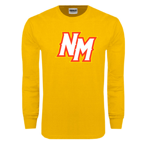  Gold Long Sleeve T Shirt - NM Lettermark