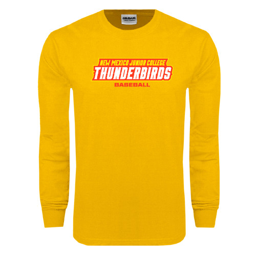  Gold Long Sleeve T Shirt - Baseball