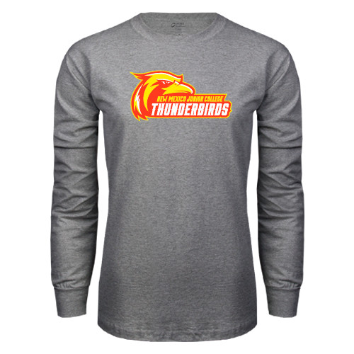  Grey Long Sleeve T Shirt - Primary Logo