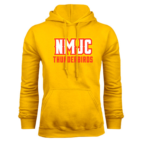 Gold Fleece Hoodie - NMJC Thunderbirds Lettermark