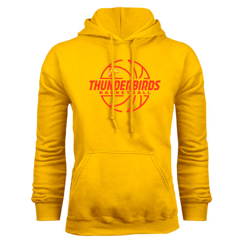  Gold Fleece Hoodie - Thunderbirds Basketball Lined Ball