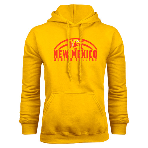  Gold Fleece Hoodie - New Mexico Junior College Basketball Half Ball
