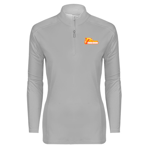  Syntrel Womens Platinum Interlock 1/4 Zip - Primary Logo