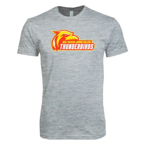  Next Level Heather Grey SoftStyle T Shirt - Primary Logo