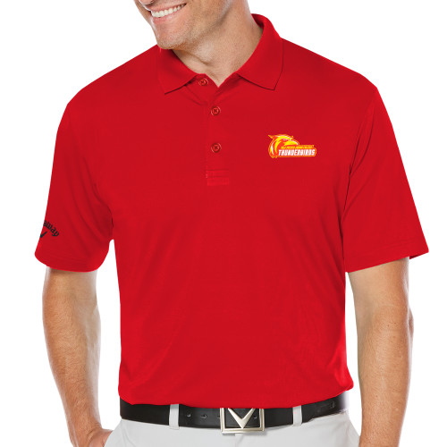  Callaway Red Opti Dri Chev Polo - Primary Logo