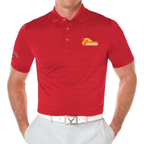  Callaway Red Opti Vent Polo - Primary Logo