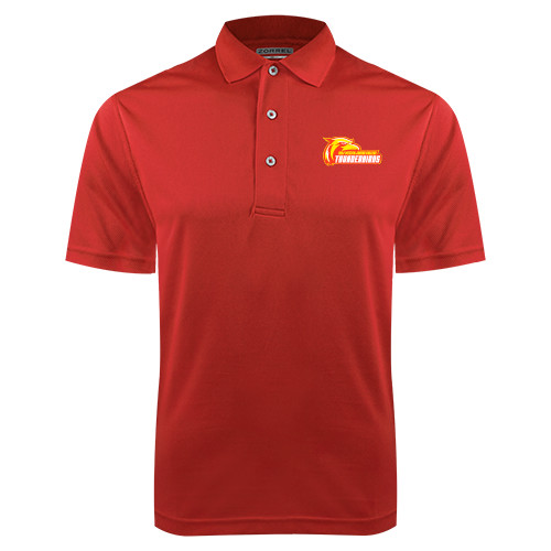  Red Dry Mesh Polo - Primary Logo