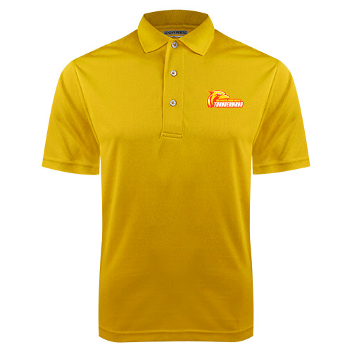  Gold Dry Mesh Polo - Primary Logo