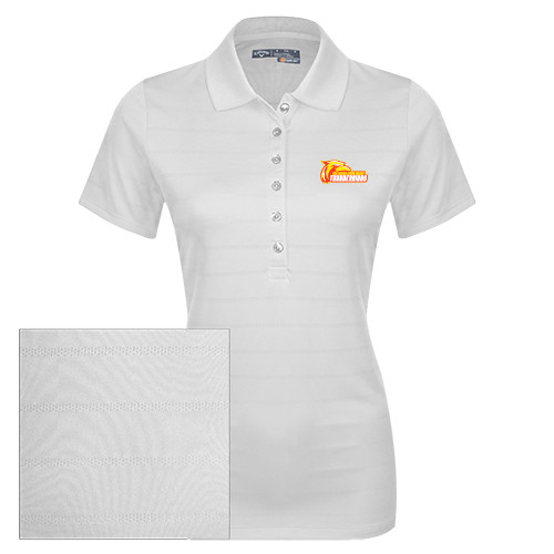  Callaway Womens White Opti Vent Polo - Primary Logo