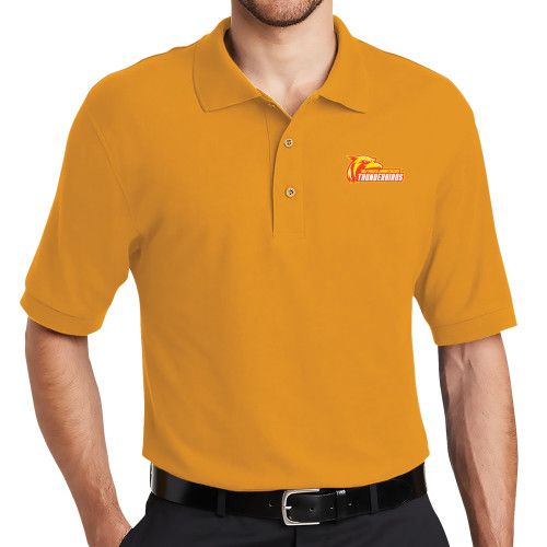  Gold Silk Touch Polo - Primary Logo