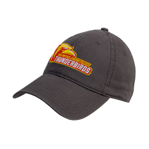  Charcoal Unstructured Adjustable Low Profile Hat - Primary Logo