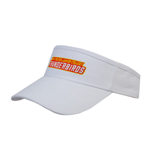  White Visor - Thunderbirds Word Mark