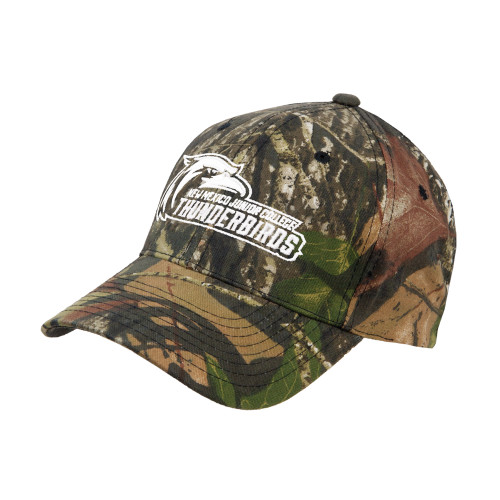  Mossy Oak Camo Structured Adjustable Cap - Primary Logo
