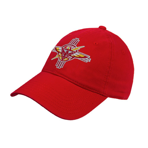  Red Unstructured Adjustable Low Profile Hat - T-Bird