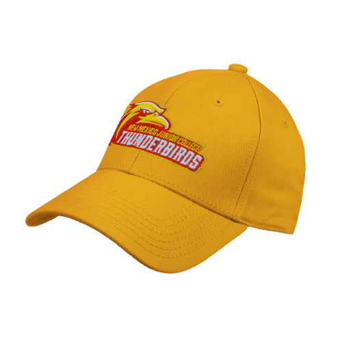  Gold Structured Adjustable Pro Style Hat - Primary Logo