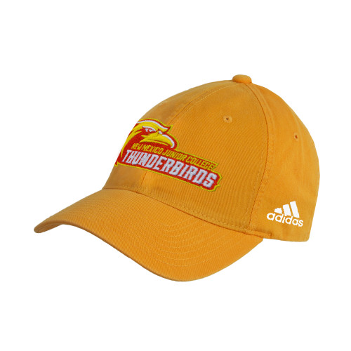  Adidas Gold Adjustable Washed Slouch - Primary Logo