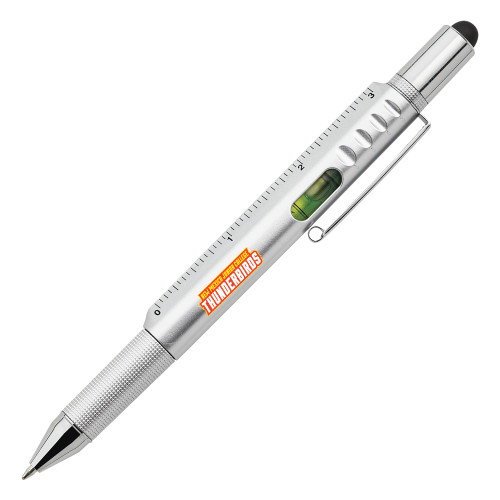  6 in 1 Silver Ballpoint Pen - Thunderbirds Word Mark