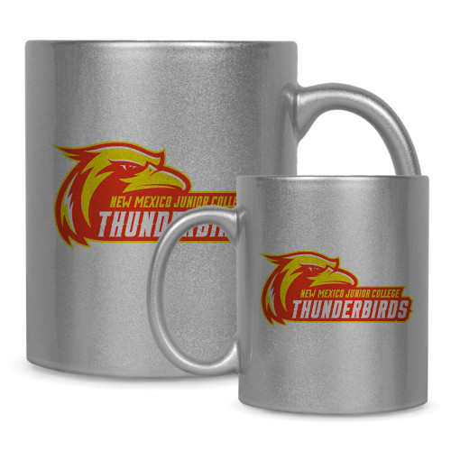  Full Color Silver Metallic Mug 11oz - Primary Logo