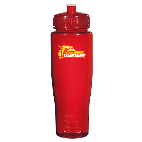  Spectrum Red Sport Bottle 28oz - Primary Logo